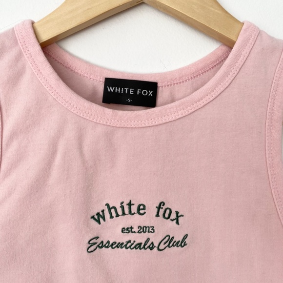 White fox baby tank top - Picture 2 of 4
